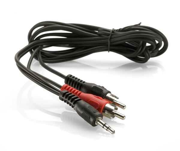 Luxorparts Ljudkabel 3,5 mm till 2x RCA 1,5 m