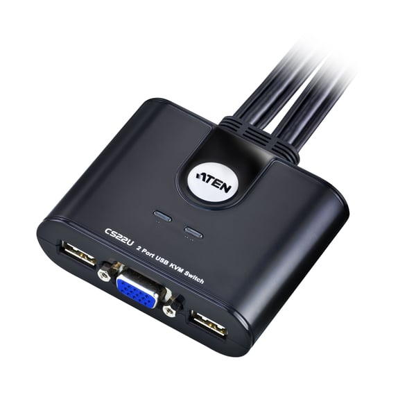 KVM-switch med VGA och USB