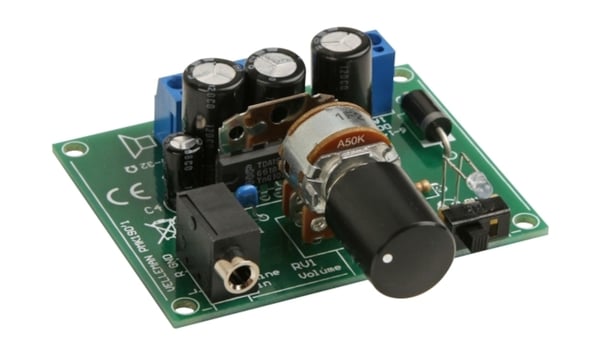Velleman Stereoförstärkare 2x5 W Byggsats