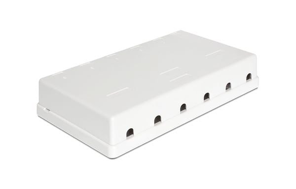 Keystone-uttagsbox 6 portar