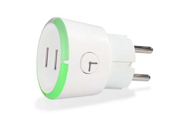 Capidi USB-säkerhetstimer med två portar 3,4 A