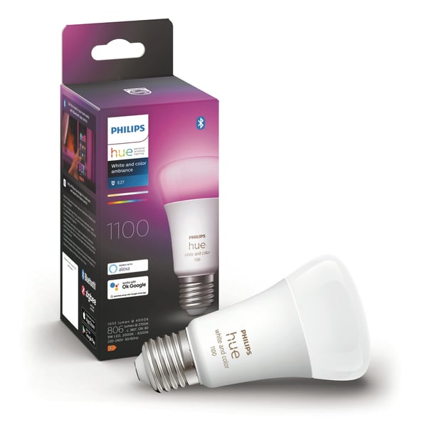 Hue Color Ambiance Smart LED-lampa E27 1100 lm