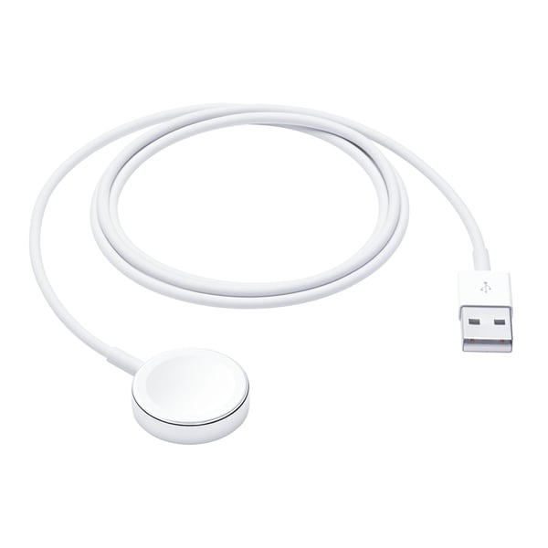 Magnetisk laddningskabel med USB-kontakt till Apple Watch 1 m
