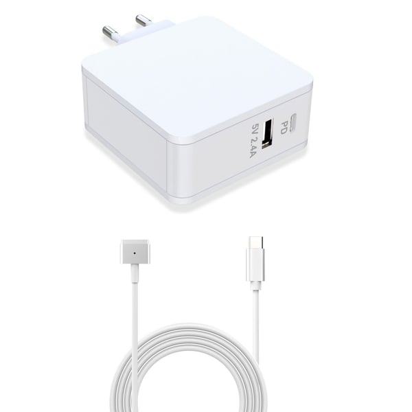Magsafe 2-Laddare med USB-C 90 W