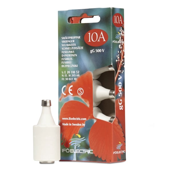 Smältpropp 5-pack 10 A
