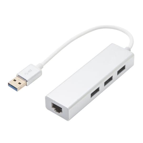 Plexgear Portable 700 USB 5 Gb/s-hubb och gigabit-nätverkskort