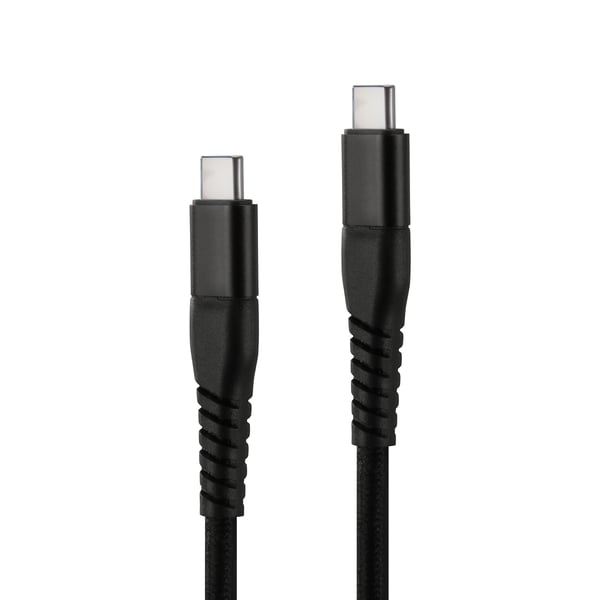 Linocell Premium Kevlar USB-C 3.2-kabel Svart 1 m