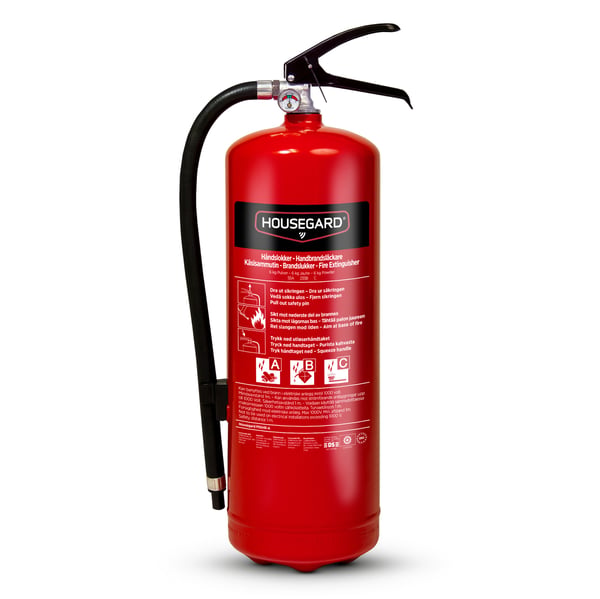 Housegard Brandsläckare med pulver 6 kg
