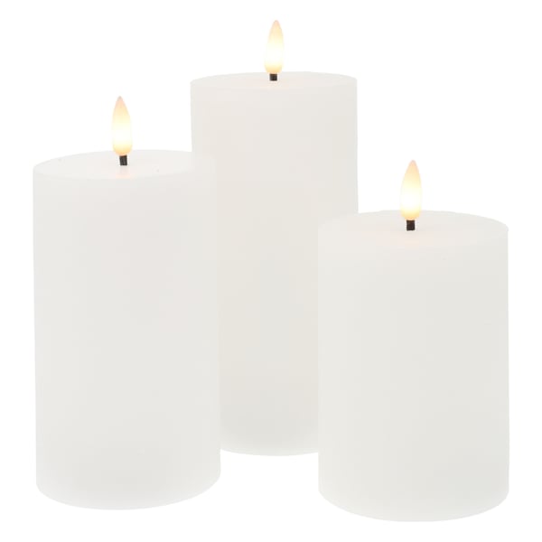 Blockljus LED 3-pack