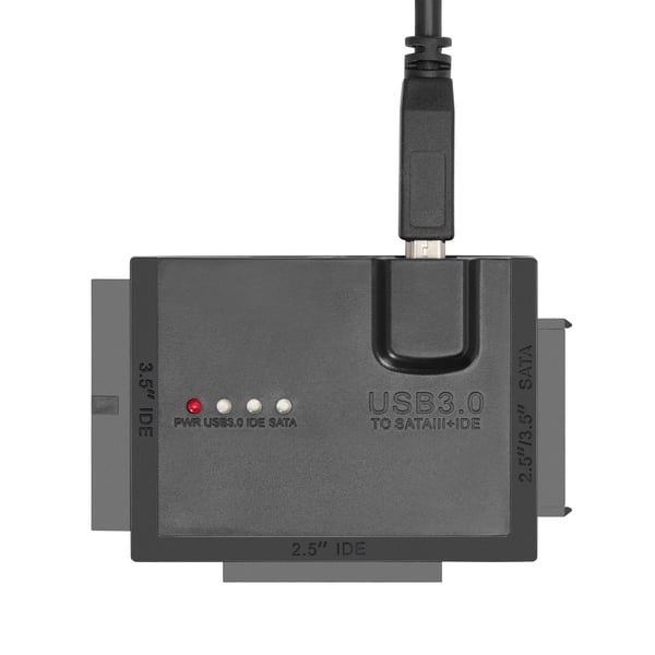 Plexgear Hårddiskadapter för USB till IDE/SATA