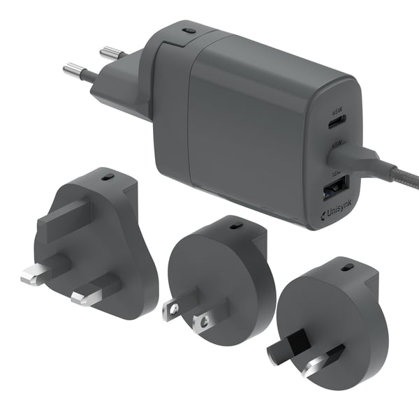 Unisynk 3-portars rese-multiladdare 65W