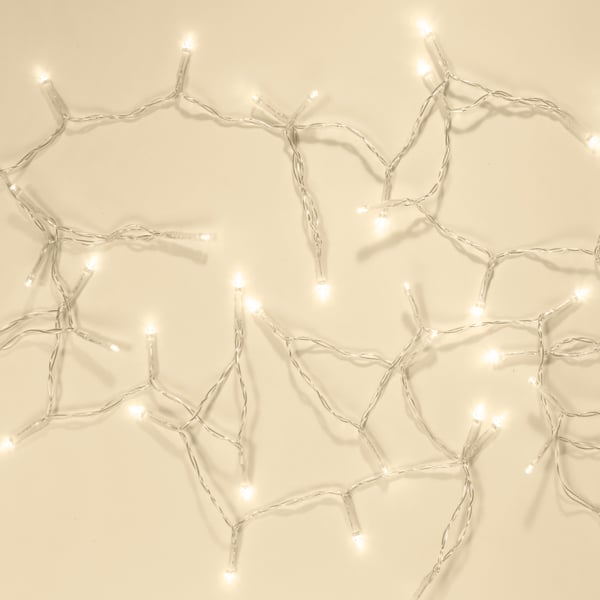 Ljusslinga 48 LED 3,5 m, batteridriven (klar)