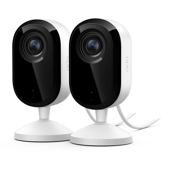 Arlo Essential 3 2K – Övervakningskamera inomhus 2-pack