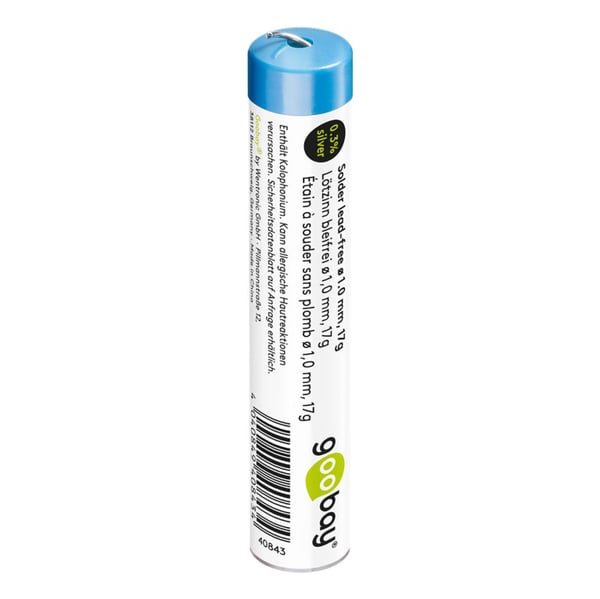 blyfritt lödtenn ø 1,0 mm 17 g