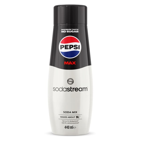 Sodastream Pepsi Max smakkoncentrat 440 ml flaska
