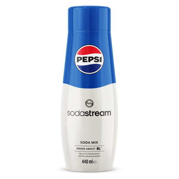 Sodastream Pepsi smakkoncentrat 440 ml flaska