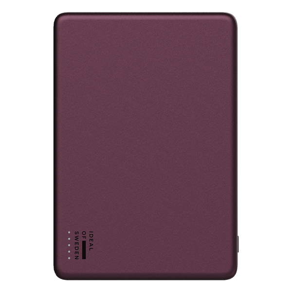 IDEAL OF SWEDEN Slim Powerbank MagSafe 5000 mAh Cherry Lacquer