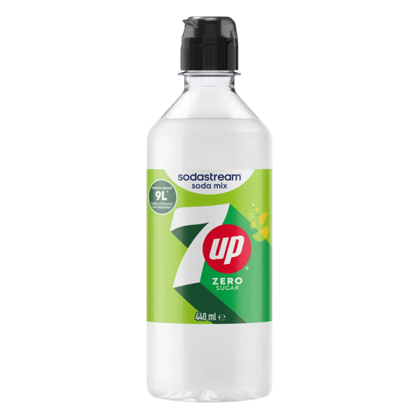 Sodastream 7UP Zero smakkoncentrat Ny 440 ml flaska
