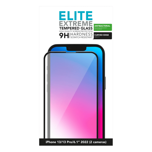Linocell Elite Extreme Curved Skärmskydd för iPhone 13, 13 Pro, 14, 16e och 17e