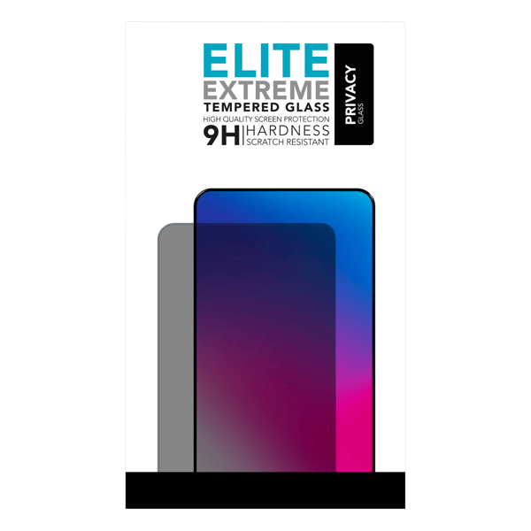 Linocell Elite Extreme Privacy Glass Skärmskydd för iPhone 13 Pro Max och 14 Plus