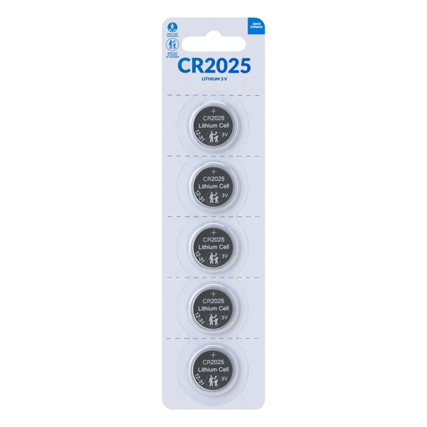 Kjell & Company Litiumbatteri CR2025 5-pack