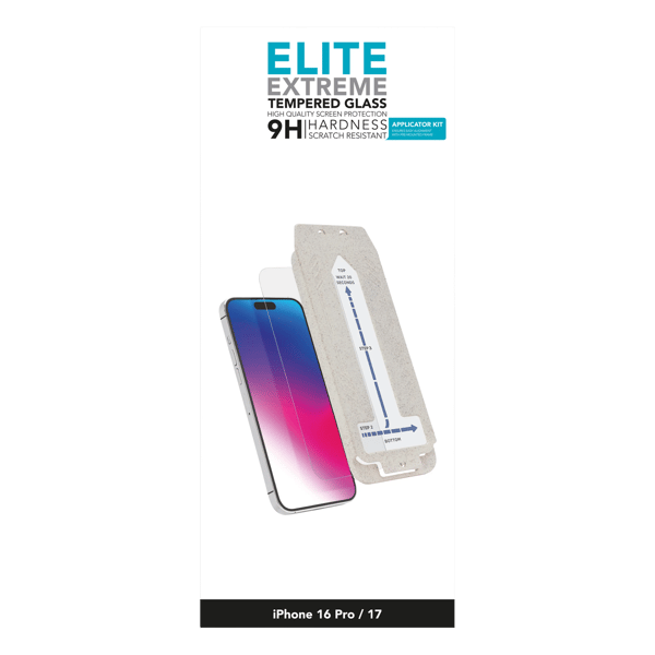Linocell Elite Extreme Skärmskydd för iPhone 16 Pro och 17