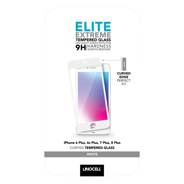 Linocell Elite Extreme Curved Skärmskydd för iPhone 6, 7 och 8 Plus