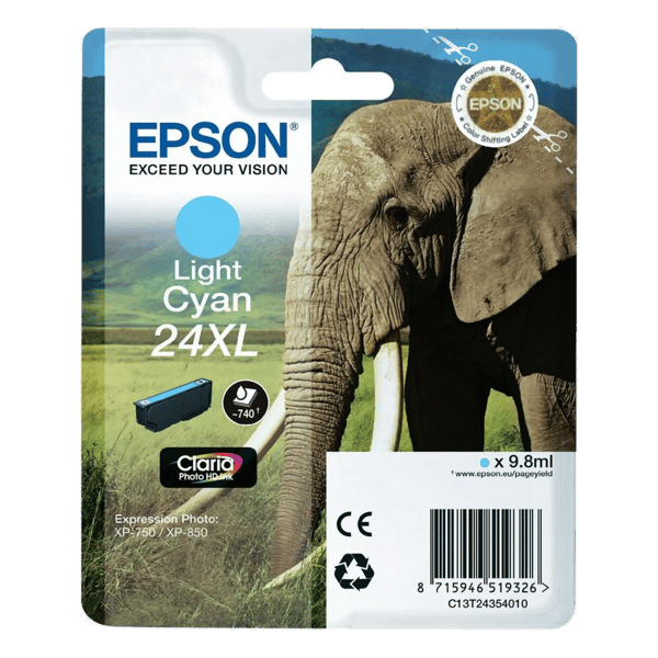 Epson T2432 Bläckpatron XL Ljus cyan