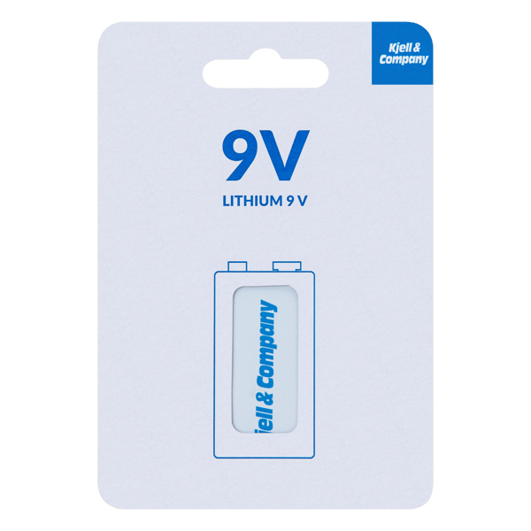 Kjell & Company 9 V-litiumbatteri (CR-V9)