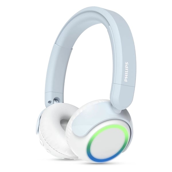 Philips K4206 trådlösa barnhörlurar med LED-paneler Blå