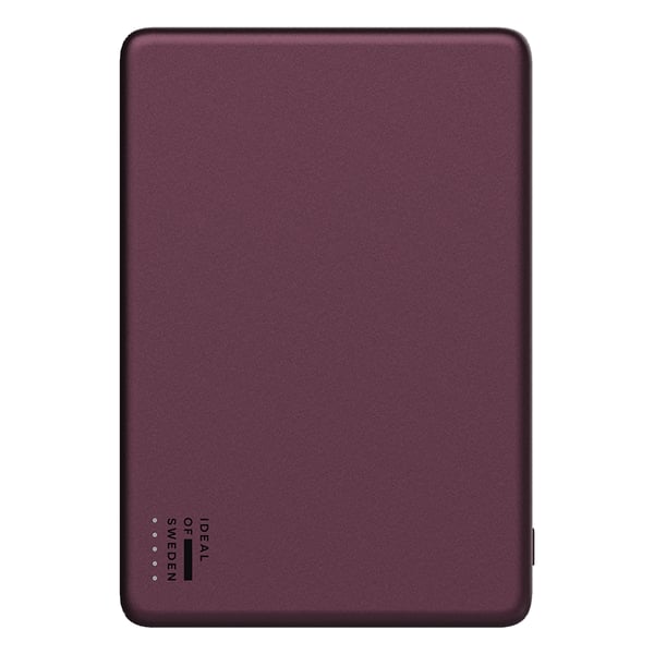 IDEAL OF SWEDEN Slim Powerbank MagSafe 5000 mAh Cherry Lacquer