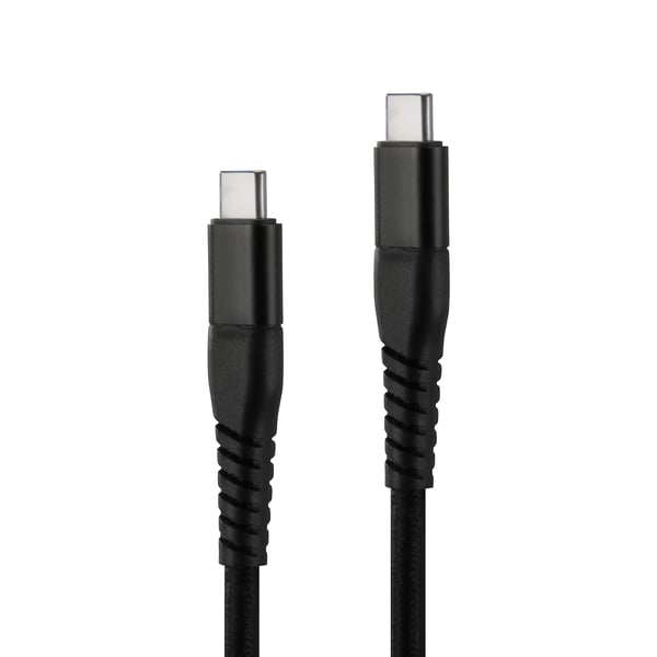 Linocell Premium Kevlar USB-C 3.2-kabel Svart