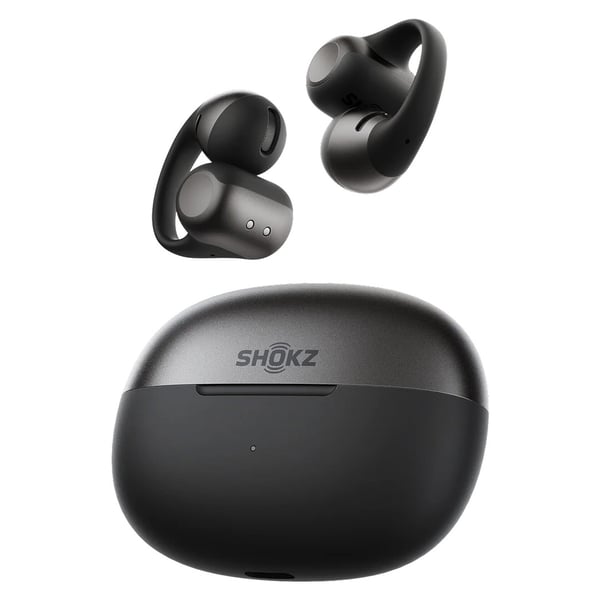 Shokz OpenDots 2 open-ear clip-on-hörlurar Svart