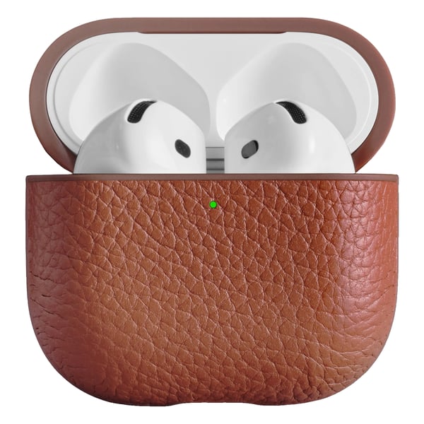WOOLNUT Leather Case till AirPods 5 Cognac