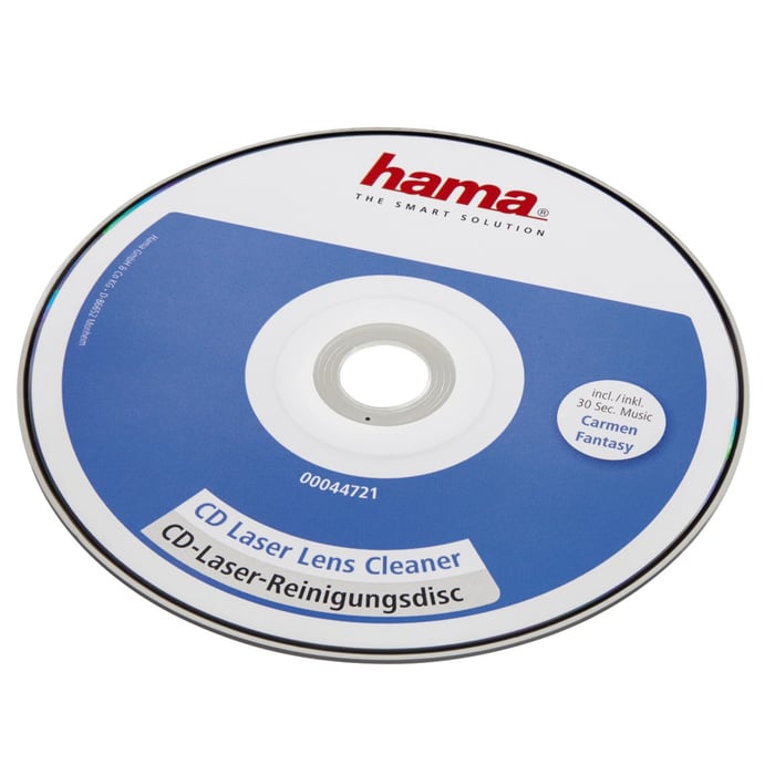 Hama CD-linsrengöring. Rengöringsskiva för CD-spelare