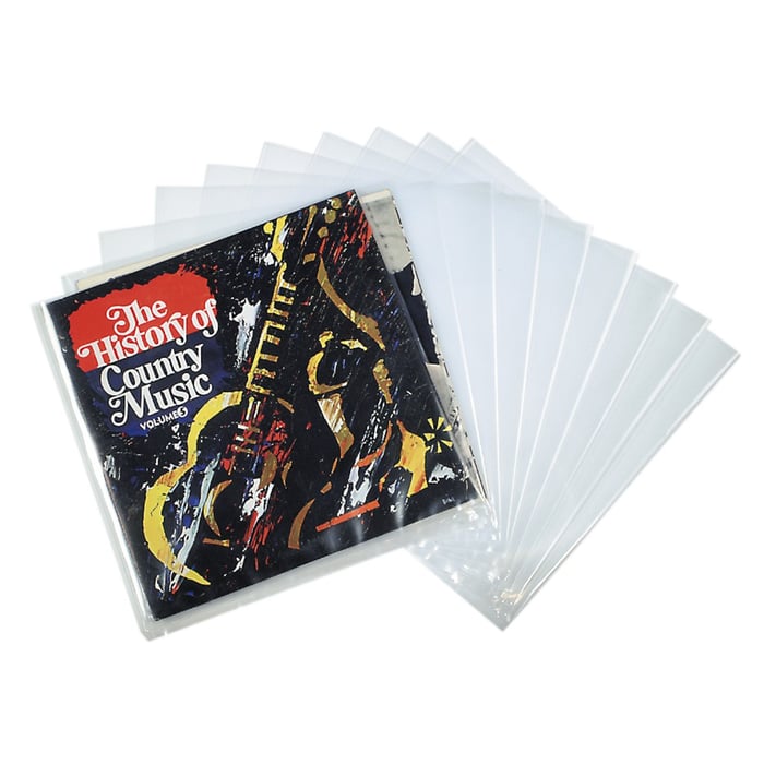 LP-fodral Plastfickor för vinyl 10-pack