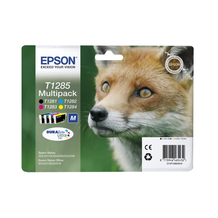 Epson T1285 Bläckpatron 4-pack
