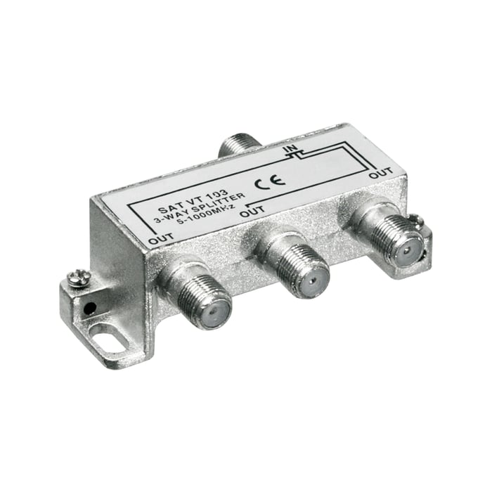 F-splitter | Ljud & bild - Antenner & tillbehör - Splitter, switch | GameStuff