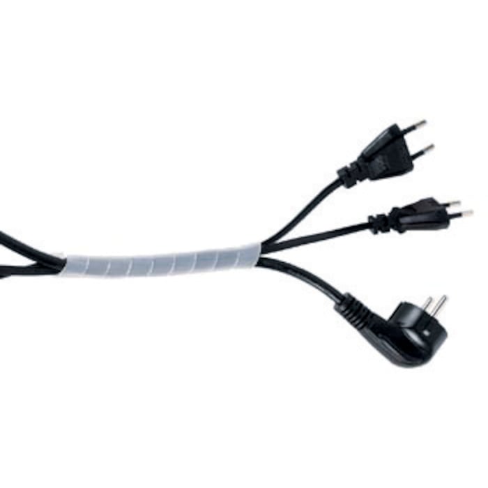 Kabelspiral gjennomsiktig 10 mm