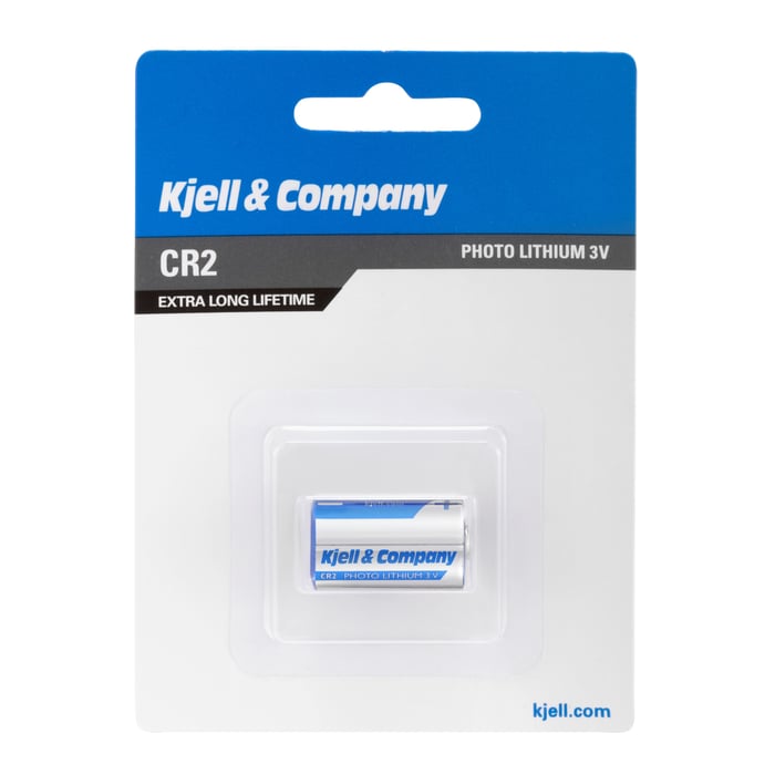 Kjell & Company CR2 Litiumbatteri 1-pack | El & verktyg - Batterier - Fotobatterier | GameStuff