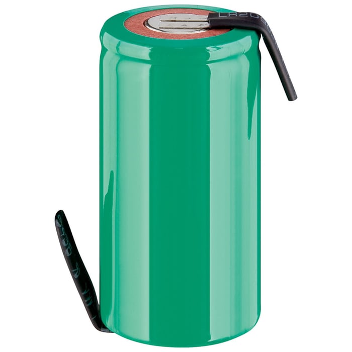 NiMH Sub-C-batteri 1,2 V 2400 mAh