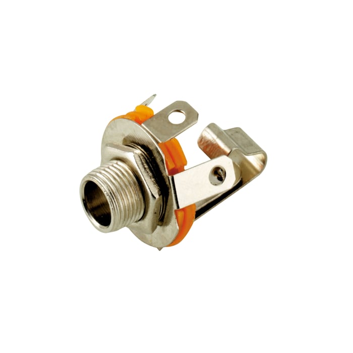 Chassikontakt med brytare 6,3 mm Mono