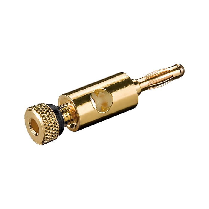 Banankontakt 4 mm Svart