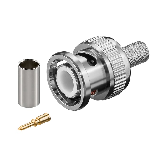 BNC-kontakt Hane för crimpning | El & verktyg - Mätinstrument - Mätsladdar, prober, kontakter - BNC-kontakter | GameStuff