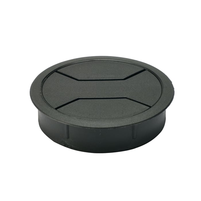 Kabelgenomföring för bord 79 mm Svart