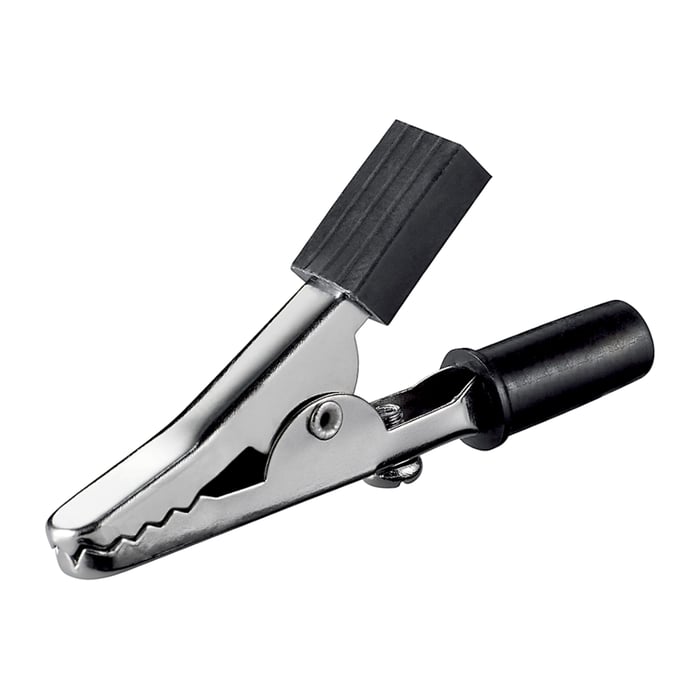 Krokodilklämma 45 mm Svart | El & verktyg - Mätinstrument - Mätsladdar, prober, kontakter - Krokodilklämmor | GameStuff