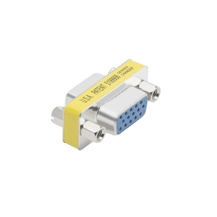 Könbytare VGA-kontakt Dubbelhona. Könbytare för VGA HD15