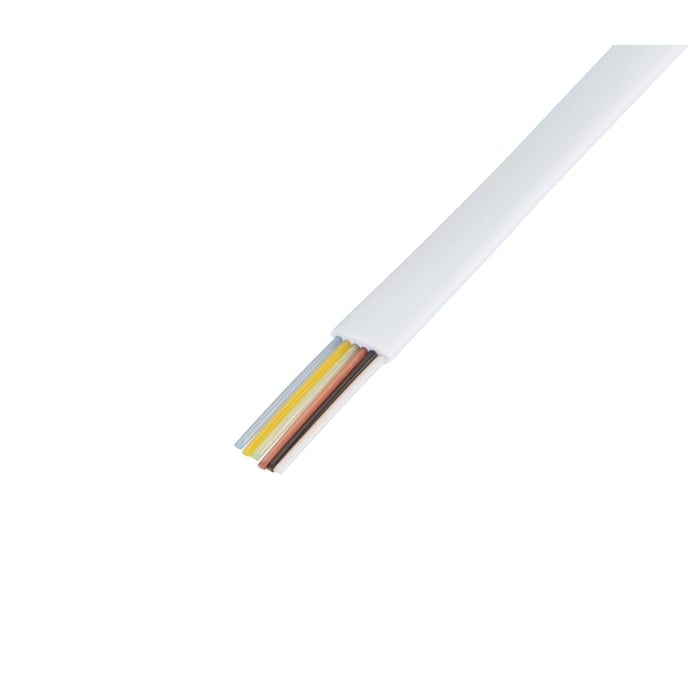 Modulkabel hvit - 6 ledere