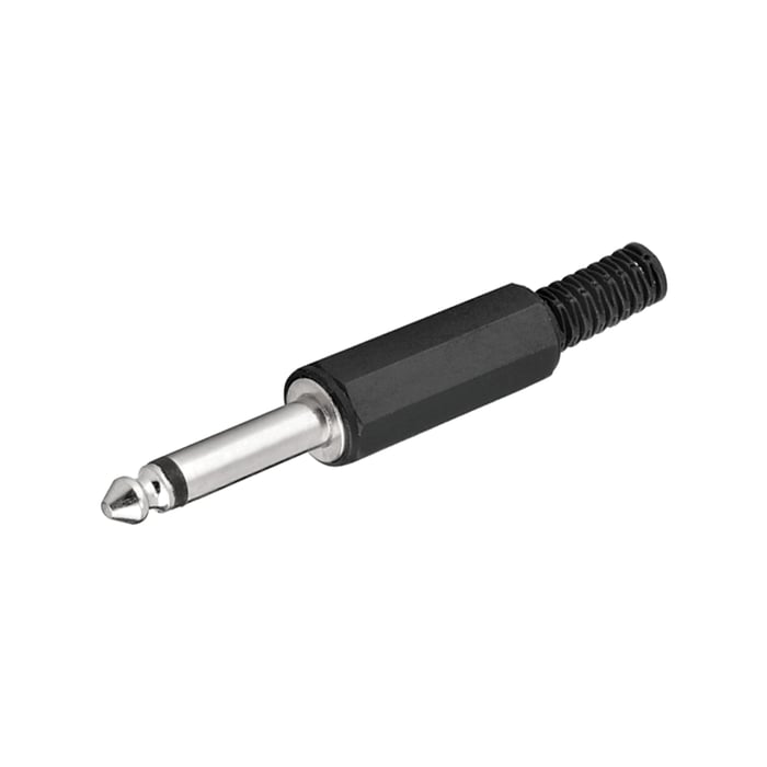 6,3 mm-kontakt Hane Mono