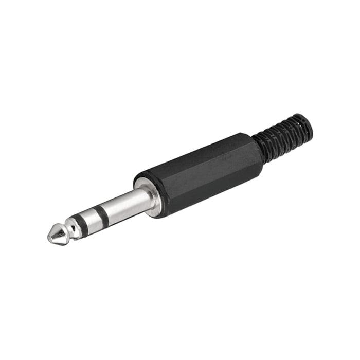 6,3 mm-kontakt Hane Stereo
